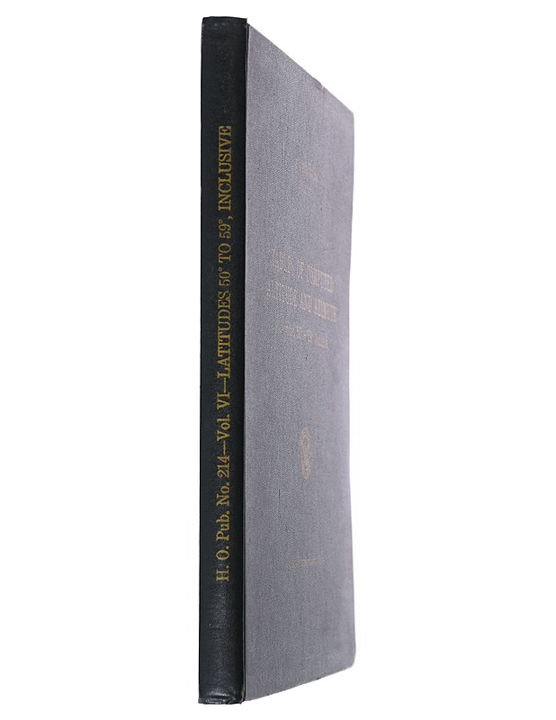 Tables of Computed Altitude and Azimuth Latitudes 50 - 59 degrees - Tietokirjat ja oppaat - 10105541903 - 1