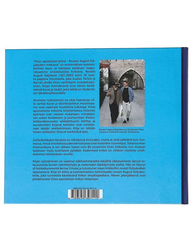 Viron apostoliset kirkot : rovasti August Kaljukosken matkassa - Lehtonen, Timo - Historiakirjat - 10105541911 - 1