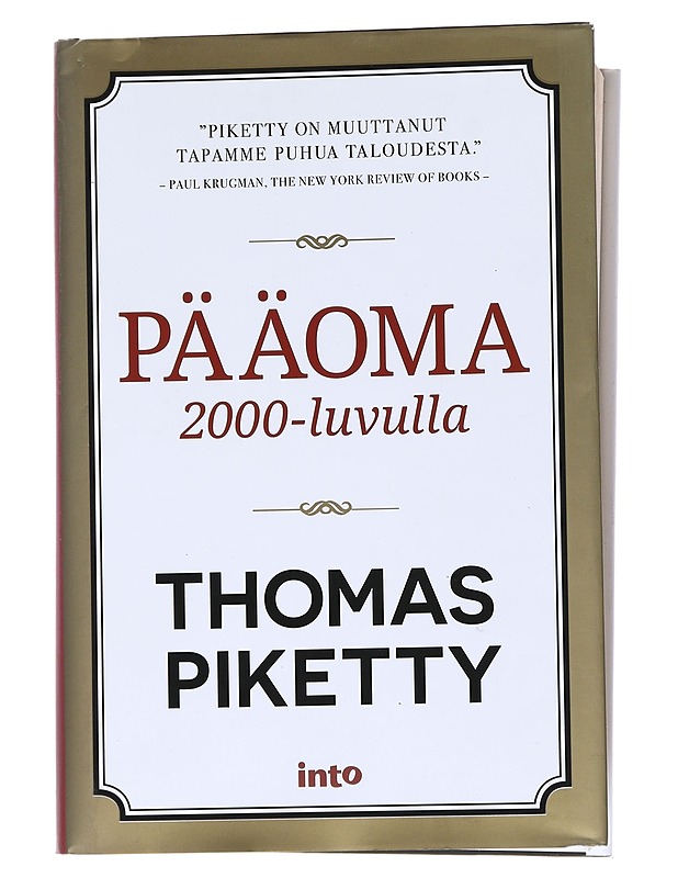 Pääoma 2000-luvulla - Piketty, Thomas - Historiakirjat - 10105541917 - 0