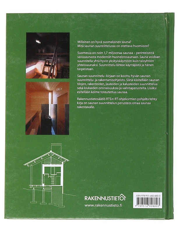 Saunan suunnittelu - Rakennustietosäätiö - Tietokirjat - 10105541942 - 1