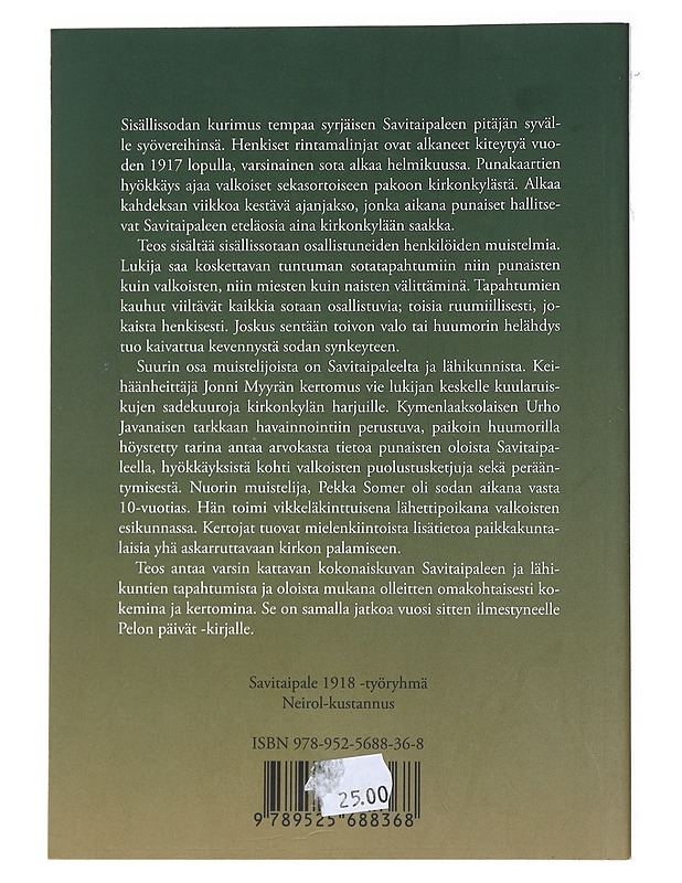 Virolainen sankaripoika Suomen vapaustaistelussa - Eino Havas - Elämäkerrat ja muistelmat - 10105541943 - 1