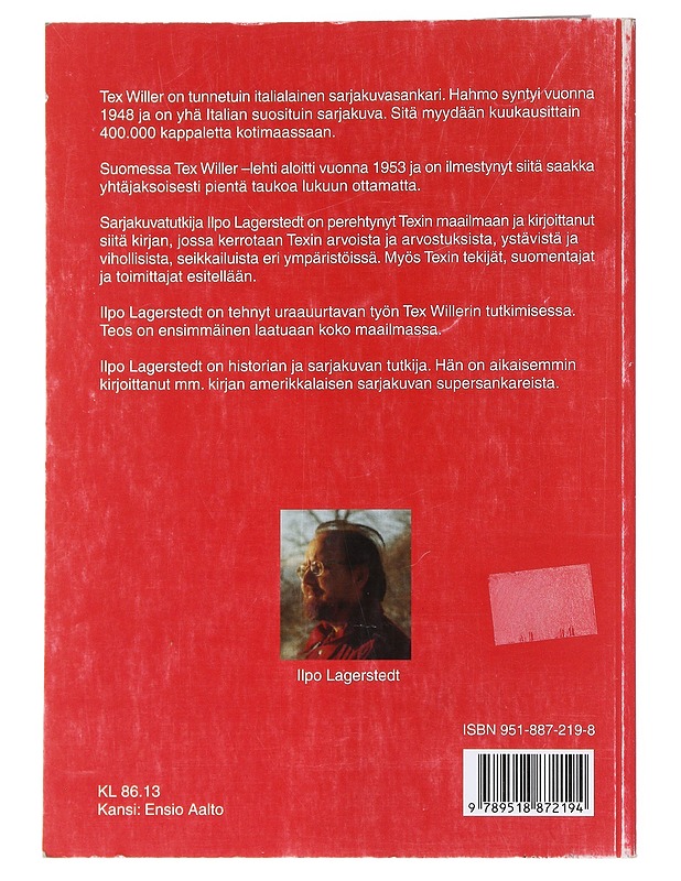 Minä Tex Willer - Ilpo Lagerstedt - Sarjakuvat - 10105541954 - 1