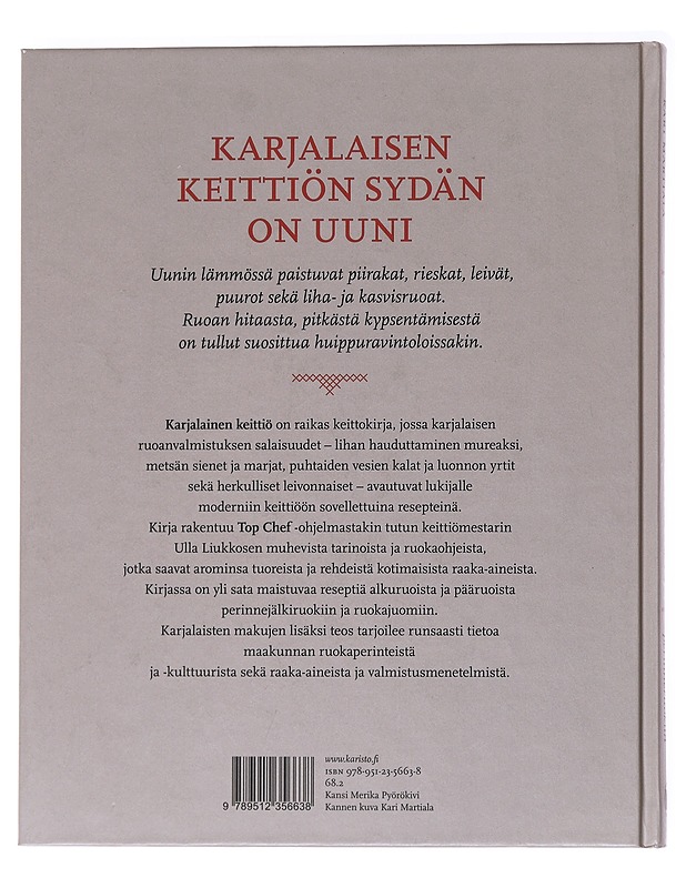 Karjalainen keittiö : uusia tuulia perinneruokiin - Liukkonen, Ulla - Ruokakirjat - 10105541968 - 1