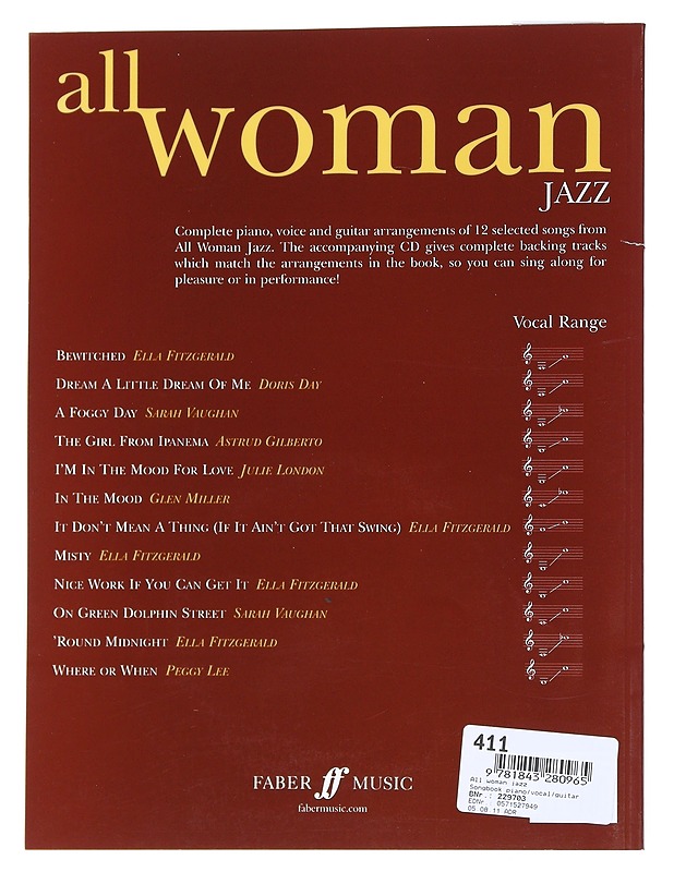 All woman. Jazz - Musiikki- ja elokuvakirjat - 10105541998 - 1