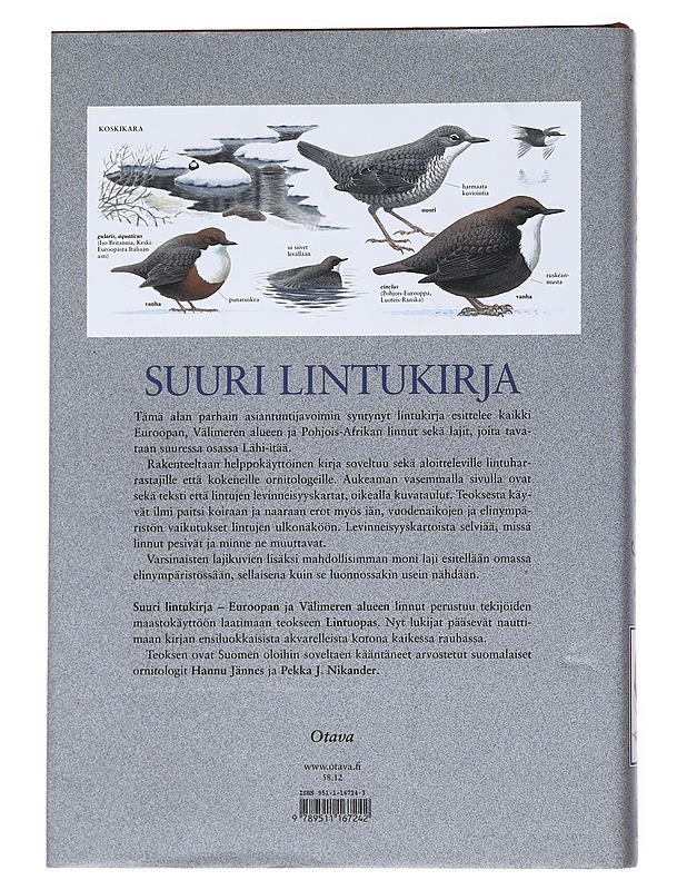 Suuri lintukirja : Euroopan ja Välimeren alueen linnut - Lars Svensson - Tietokirjat ja oppaat - 10105542001 - 1
