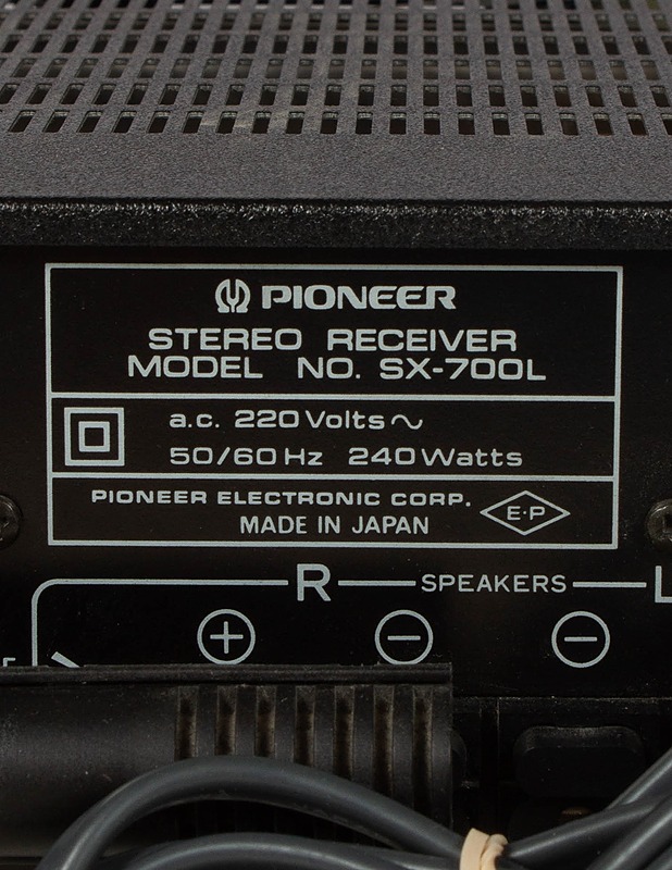 PIONEER SL-700L -vahvistin  - Audio - 10105542059 - 3