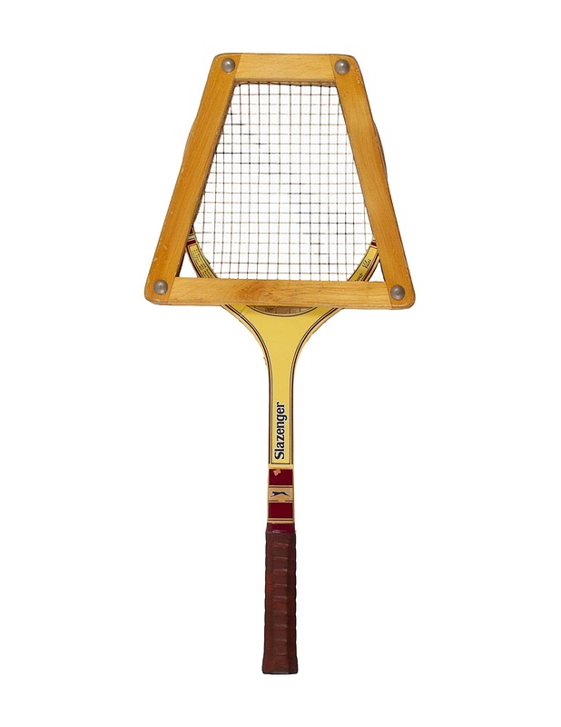 SLAZENGER vintage -tennismaila ja puristin  - Muut urheiluvälineet ja vapaa-aika - 10105542153 - 0