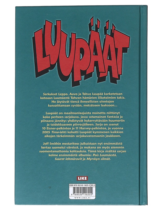 Luupäät. Ensimmäinen trilogia, Kevättasaus - Smith, Jeff - Sarjakuvat - 10105542185 - 1