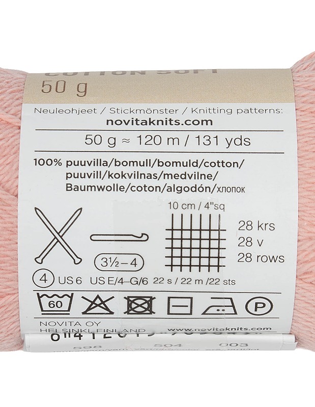 NOVITA Cotton soft lanka, 50 g - Käsityö - 10105542241 - 1