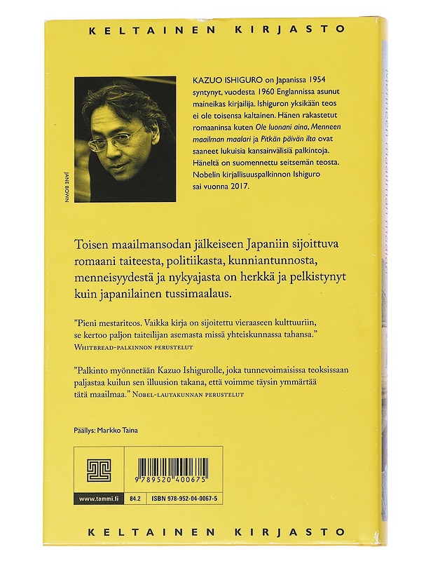 Menneen maailman maalari - Ishiguro, Kazuo - Romaanit ja novellit - 10105542246 - 1