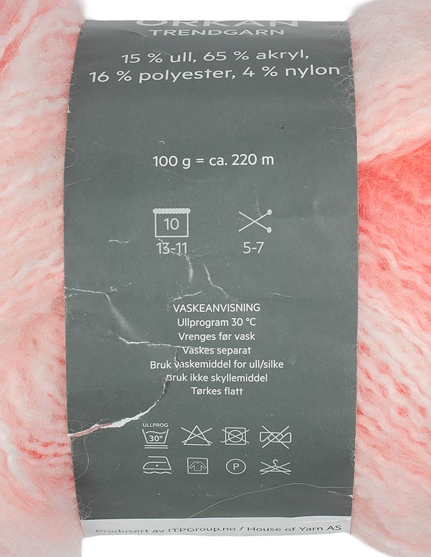 COOP House of Yarn Orkan trendgarn lanka, 100 g - Käsityö - 10105542256 - 1
