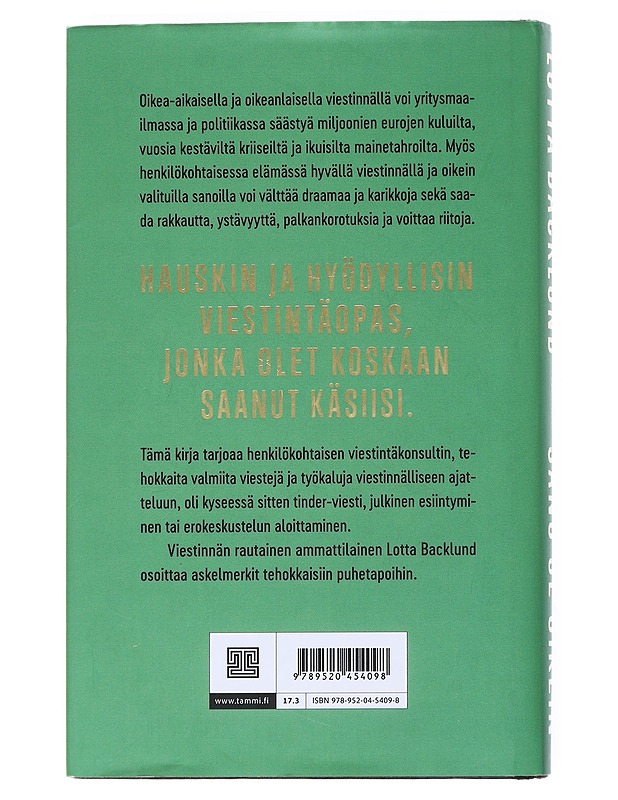 Sano se oikein - Lotta Backlund - Tietokirjat ja oppaat - 10105542266 - 1