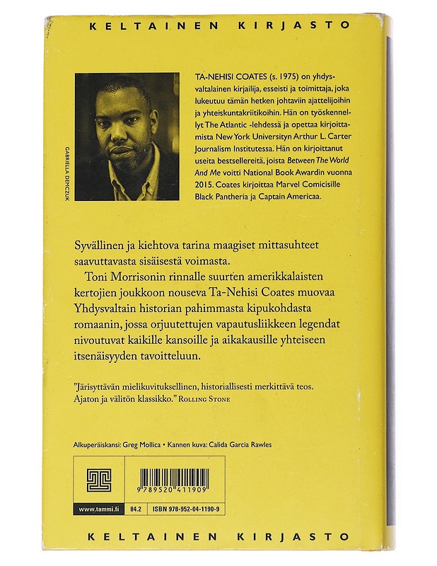 Vesitanssija - Coates, Ta-Nehisi - Romaanit ja novellit - 10105542273 - 1