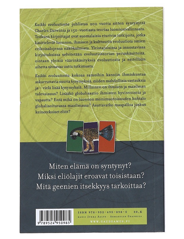 Kaikki evoluutiosta - Hetemäki, Ilari - Lemmikki- ja luontokirjat - 10105542290 - 1