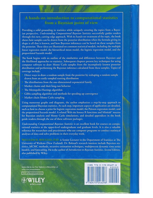 Understanding Computational Bayesian Statistics - William M. Bolstad - Tietokirjat ja oppaat - 10105542445 - 1