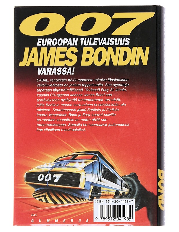 Kuolema on ikuinen, James Bond - Gardner, John - Kaunokirjallisuus - 10105542544 - 1