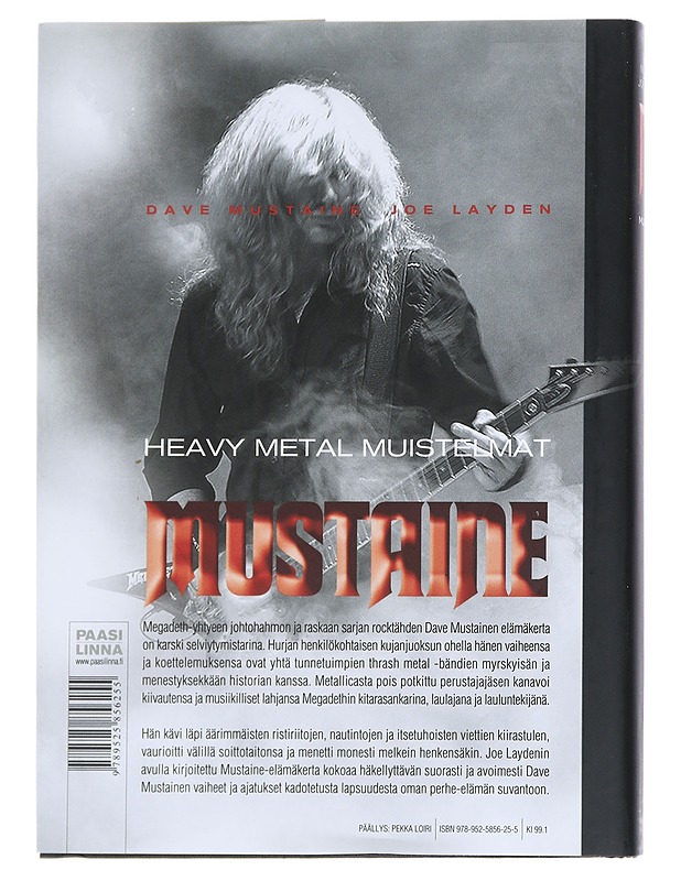 Mustaine : heavy metal muistelmat - Mustaine, Dave - Elämäkerrat ja muistelmat - 10105542565 - 1
