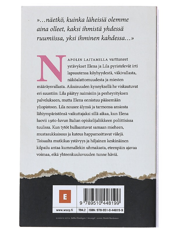 Uuden nimen tarina : Nuoruus - Ferrante, Elena - Romaanit ja novellit - 10105542593 - 1