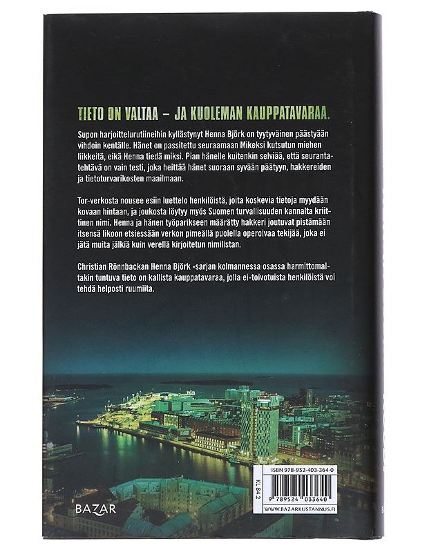 Henna Björk : koodi - Christian Rönnbacka - Jännitys ja dekkarit - 10105542598 - 1