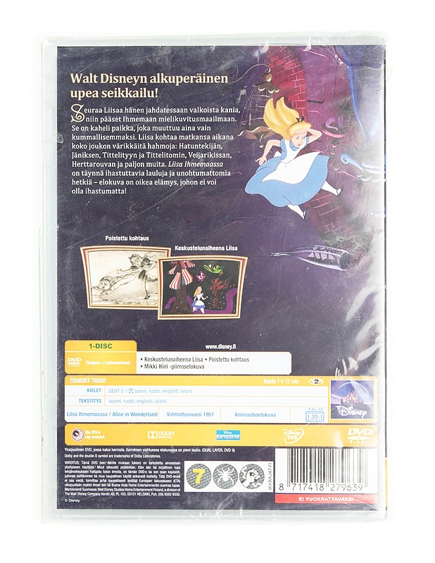 Liisa Ihmemaassa - DVD - DVD-elokuvat - 10105542624 - 1