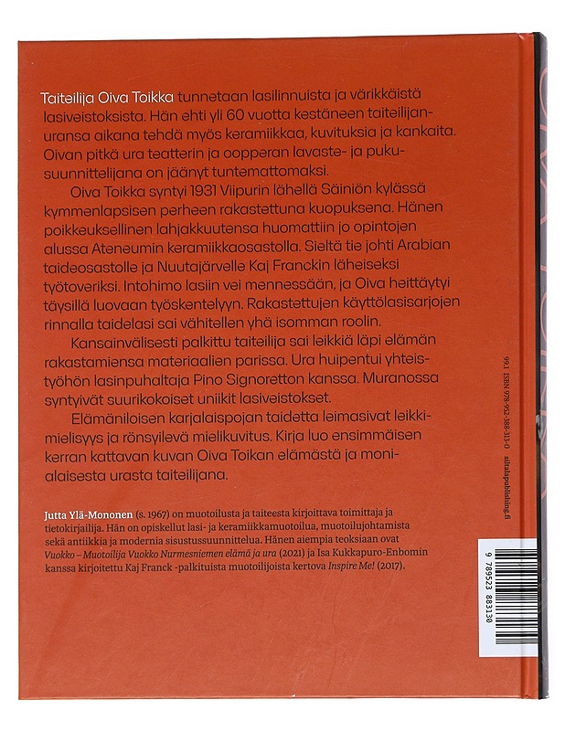 Oiva Toikka : taiteilijan elämä - Jutta Ylä-Mononen - Elämäkerrat ja muistelmat - 10105542639 - 1