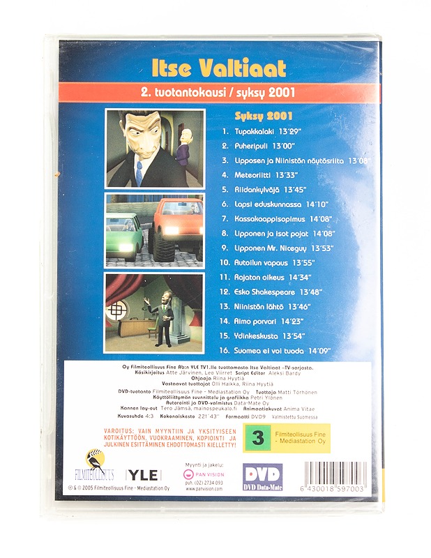 Itse Valtiaat Arkistojen aarteita - DVD - DVD-elokuvat - 10105542660 - 1