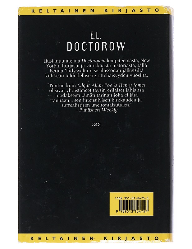 Vesilaitos - Doctorow, E. L. - Romaanit ja novellit - 10105542671 - 1