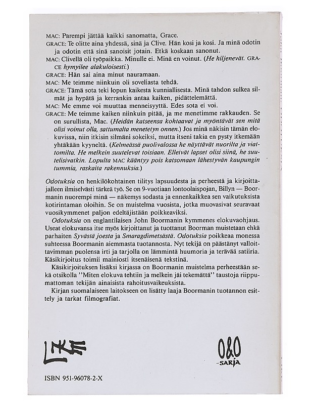 Odotuksia - Boorman, John - Elämäkerrat ja muistelmat - 10105542716 - 1