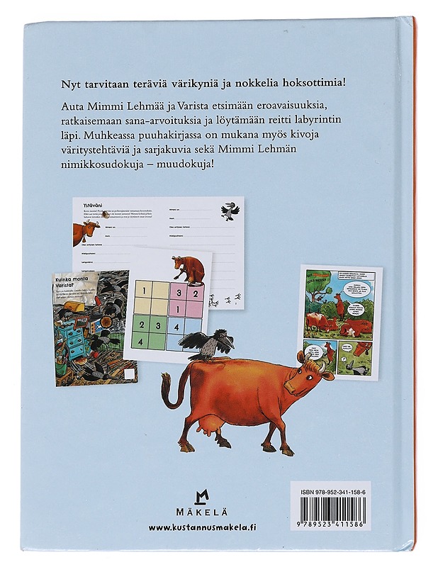 Mimmi Lehmän ja Variksen kesäpuuhaa - Wieslander, Jujja - Lastenkirjat - 10105542730 - 1