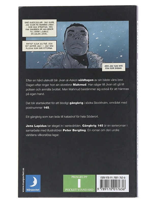 Gängkrig 145 : [Stockholm noir] - Lapidus, Jens - Sarjakuvat - 10105542737 - 1