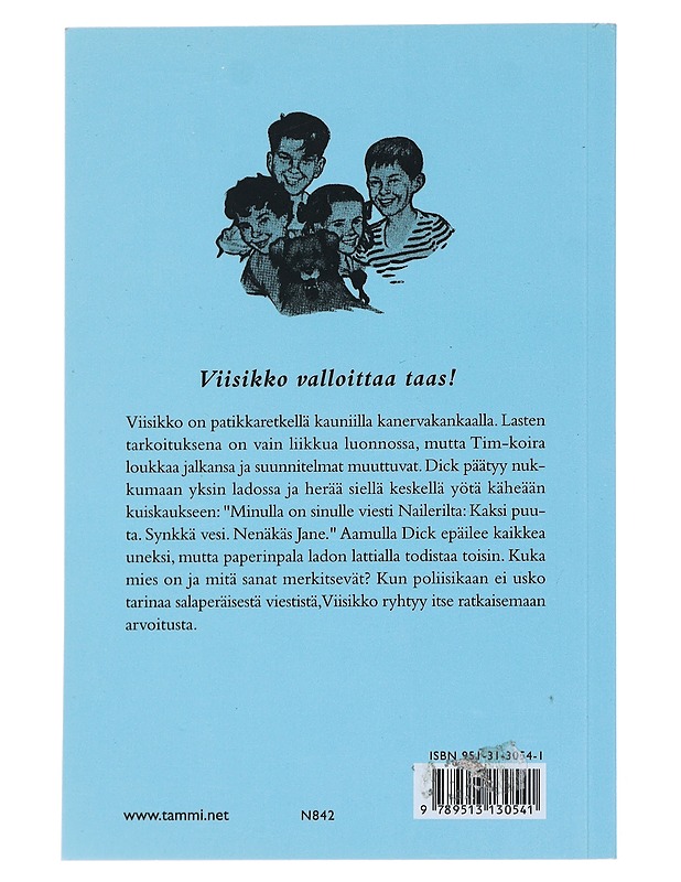 Viisikko retkellä -Enid Blyton - Romaanit ja novellit - 10105542772 - 1