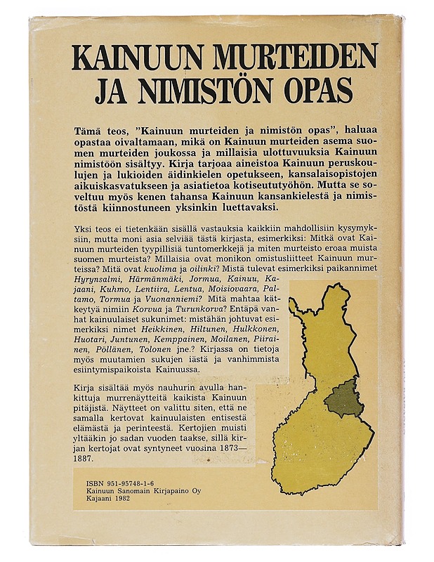 Kainuun murteiden ja nimistön opas - Alpo Räisänen - Tietokirjat ja oppaat - 10105542781 - 1