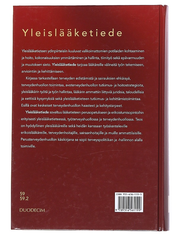 Yleislääketiede - Ala-Laurila, Eija-Liisa - Tietokirjat ja oppaat - 10105542828 - 1