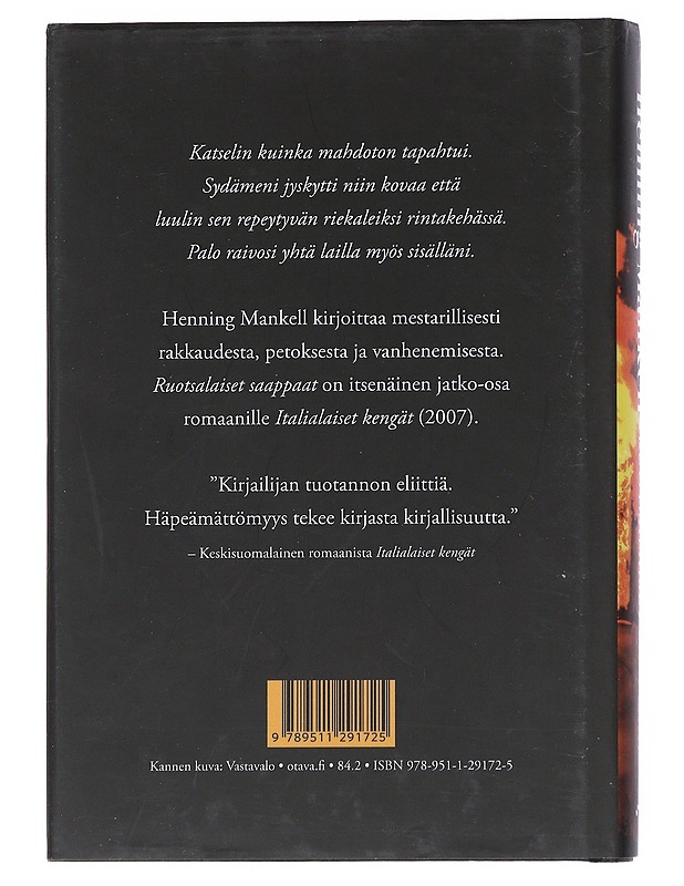 Ruotsalaiset saappaat - Mankell, Henning - Romaanit ja novellit - 10105542837 - 1