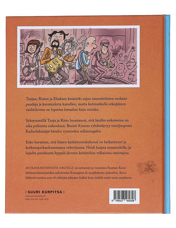 Kramppeja & nyrjähdyksiä. Antisankaritarinoita aikuisille - Kallio, Pauli - Sarjakuvat - 10105542846 - 1