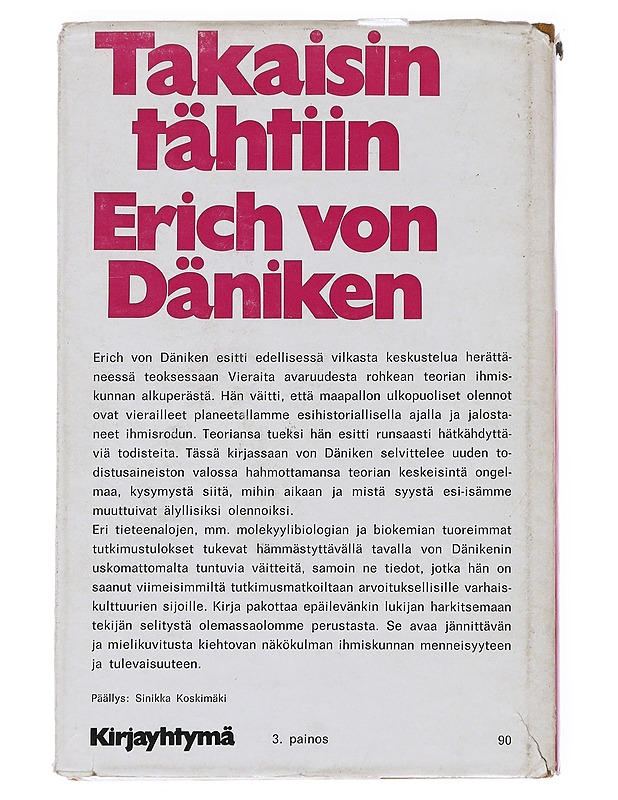 Takaisin tähtiin - Erich von Däniken - Tietokirjat - 10105542851 - 1