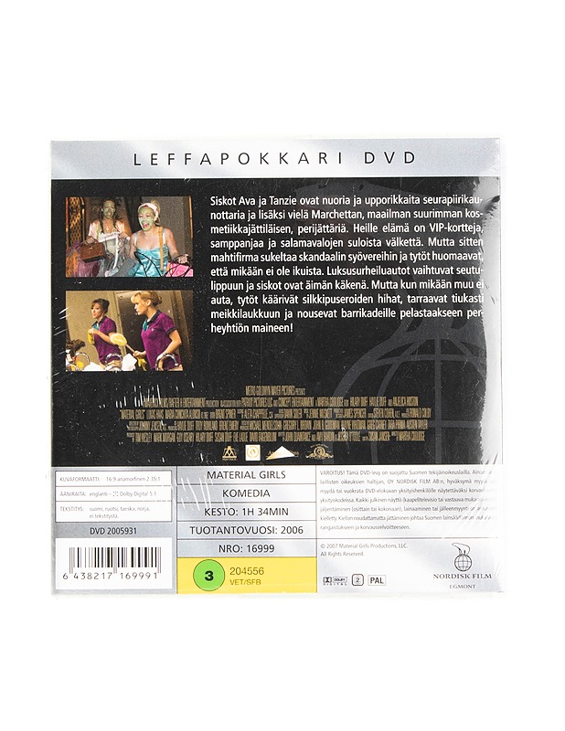 Material Girls - DVD - DVD-elokuvat - 10105542942 - 1