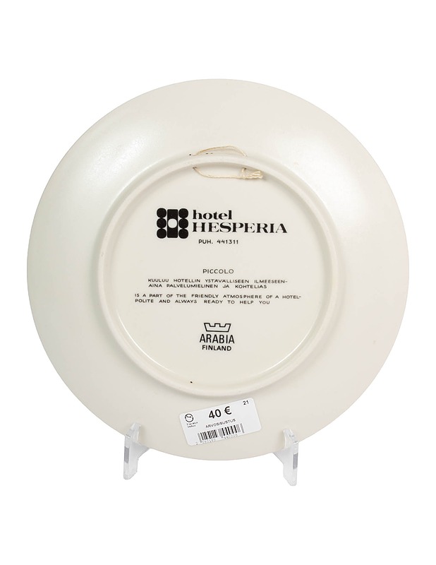 ARABIA Piccolo seinälautanen - Designsuosikit - 10105542953 - 1