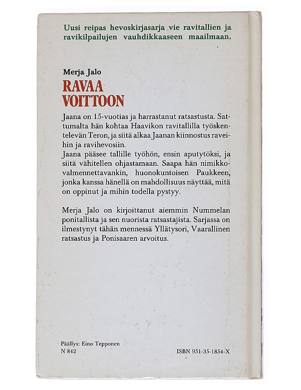 Ravaa voittoon - Merja Jalo - Nuorten kirjat - 10105542975 - 1