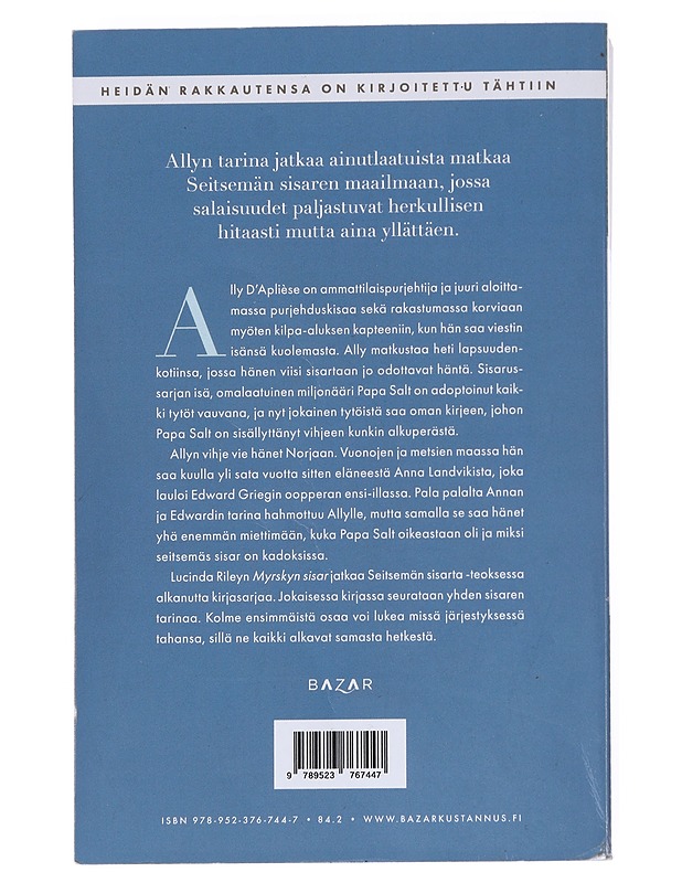 Myrskyn sisar : Allyn tarina - Riley, Lucinda - Romaanit ja novellit - 10105543004 - 1