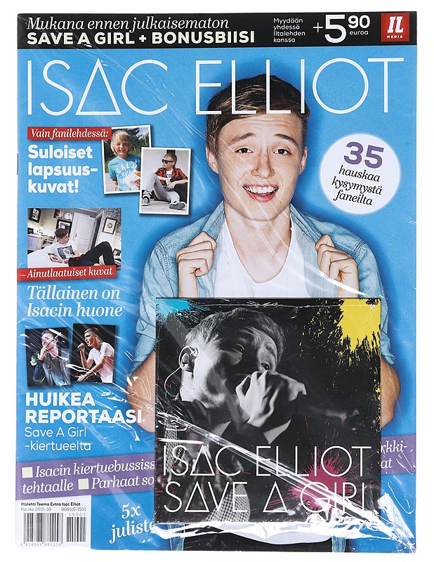Isac Elliot - Iltalehti Teema Extra - IL Media - Lehdet - 10105543032 - 0
