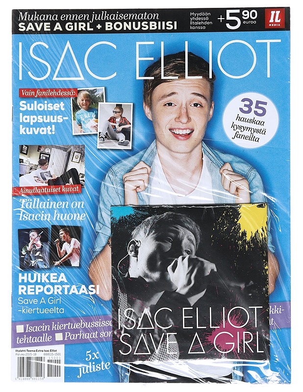 Isac Elliot - Iltalehti Teema Extra - IL Media - Lehdet - 10105543035 - 0