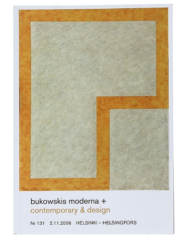 Bukowskis moderna + contemporary & design - Harrastekirjat - 10105543074 - 0