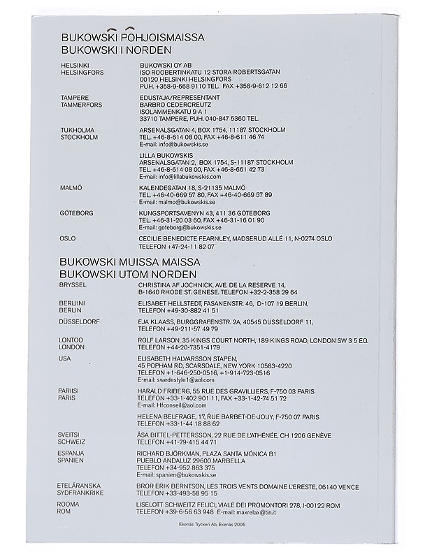 Bukowskis moderna + contemporary & design - Harrastekirjat - 10105543074 - 1