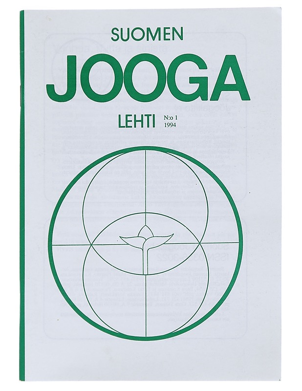 Suomen Joogalehti N:o1/1994 - Suomen Joogaliitto ry - Lehdet - 10105543075 - 0