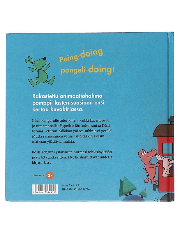 Kössi Kenguru ja veturi - Heikki Prepula - Lastenkirjat - 10105543086 - 1