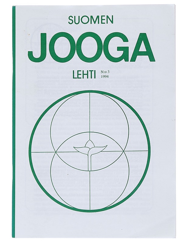 Suomen Joogalehti N:o 3 / 1994 - Suomen Joogaliitto ry - Lehdet - 10105543119 - 0