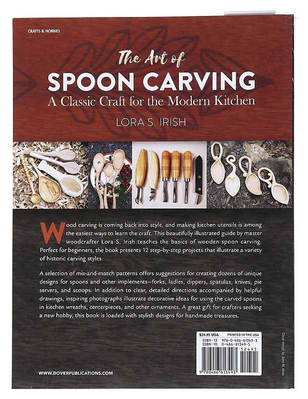 The Art of Spoon Carving - Lora S. Irish - Tietokirjat ja oppaat - 10105543228 - 1