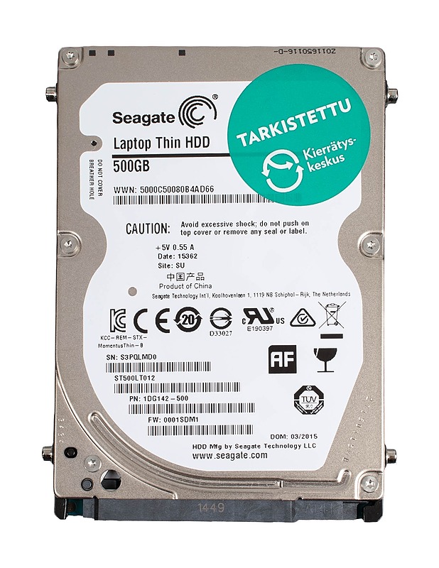 SEAGATE Laptop Thin HDD 500GB -kovalevy  - Tietokoneet - 10105543233 - 1