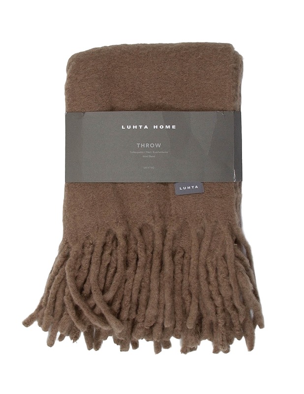 LUHTA HOME Throw Laakso torkkupeitto, 120x150 cm - Muut sisustustavarat - 10105543232 - 0
